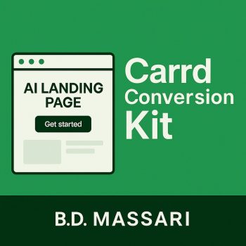 B. D. MASSARI Carrd Conversion Kit: AI Landing Pages That Sell While You Sleep
